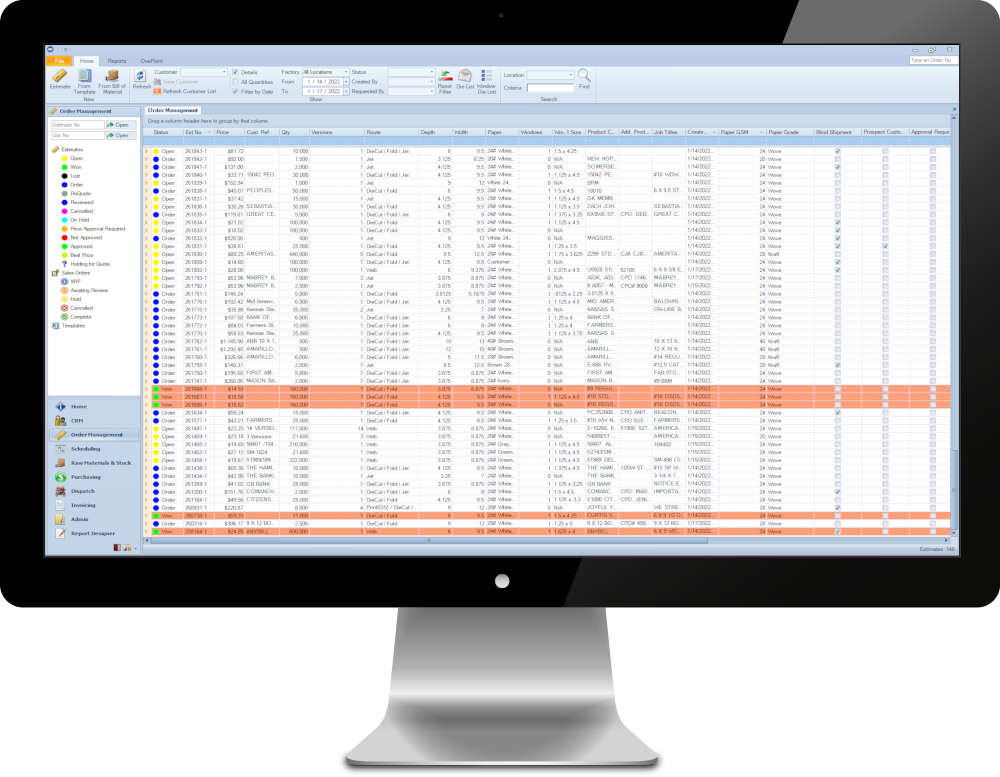 Order Management Monitor Order Management Monitor